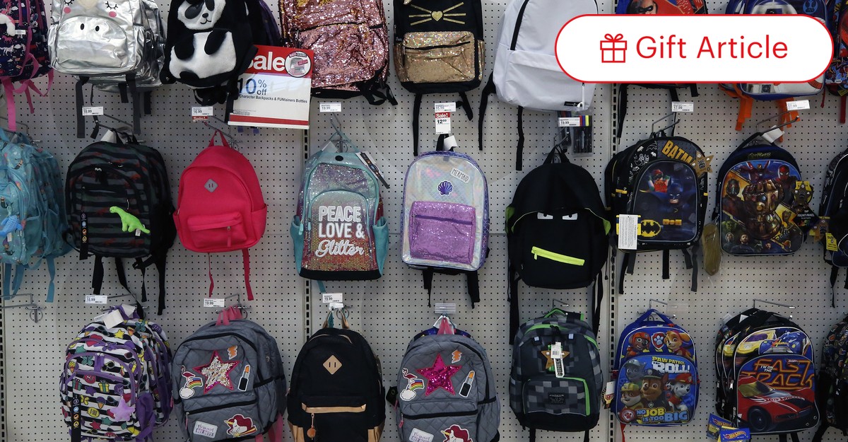 Monogram top boy backpacks