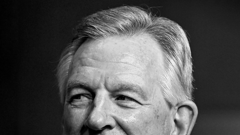 Black-and-white photograph of Senator Tommy Tuberville