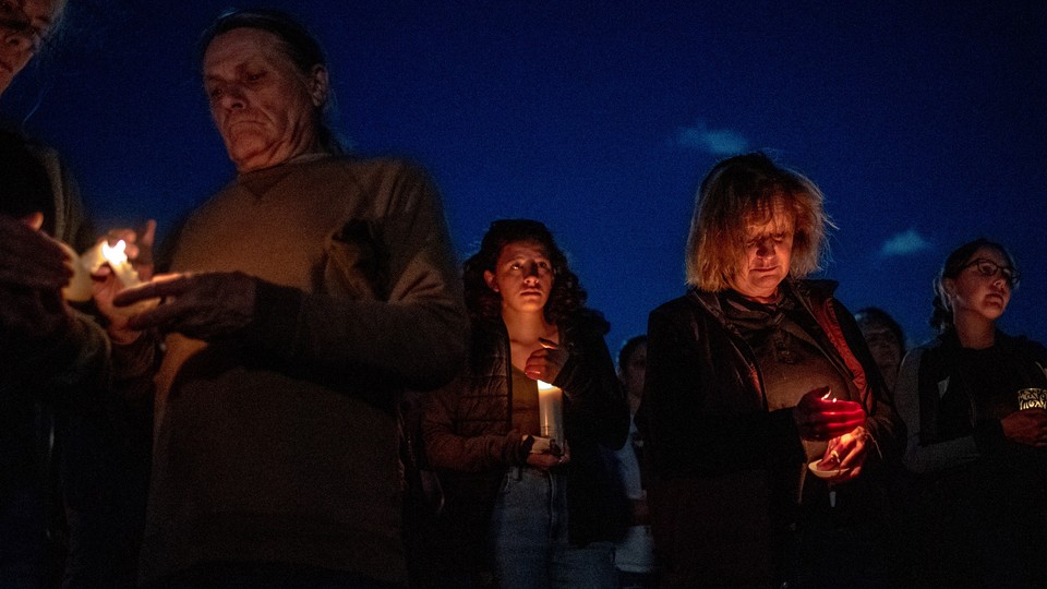 A vigil in Lewiston, Maine