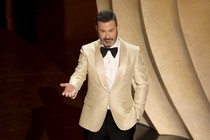 Jimmy Kimmel presents at the 96th Oscars