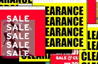 A computer screen is bombarded with pop-up advertisements.