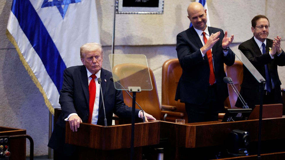 Donald Trump in Israel's Knesset