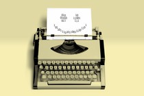illustration of a typewriter