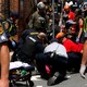 Rescue workers assist those injured at the "Unite the Right" rally in Charlottesville, Virginia, in 2017.