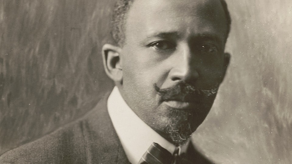 Black-and-white portrait of W. E. B. Du Bois