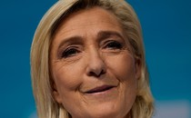 Close-up of Marine Le Pen