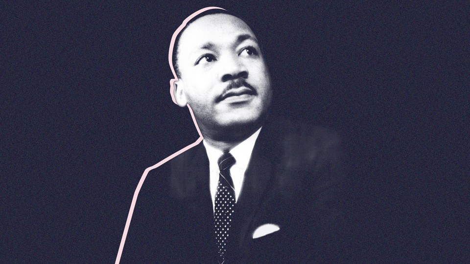 A photo illustration of Martin Luther King