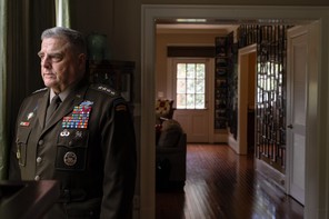 A photograph of General Mark Milley in his home