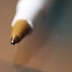 Close-up of the tip of a ballpoint pen