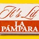 Illustration of a matchbox reading "It's lit" / "la pámpara"