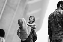 Evacuees from Afghanistan at Dulles International Airport