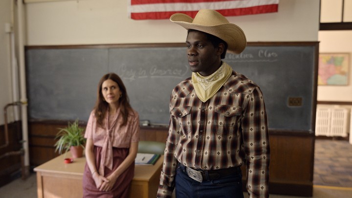 The Nigerian actor Conphidance in an episode of "Little America"