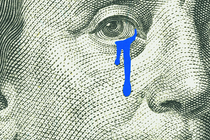 An illustration of an economist weeping