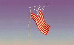 illustration of the American flag