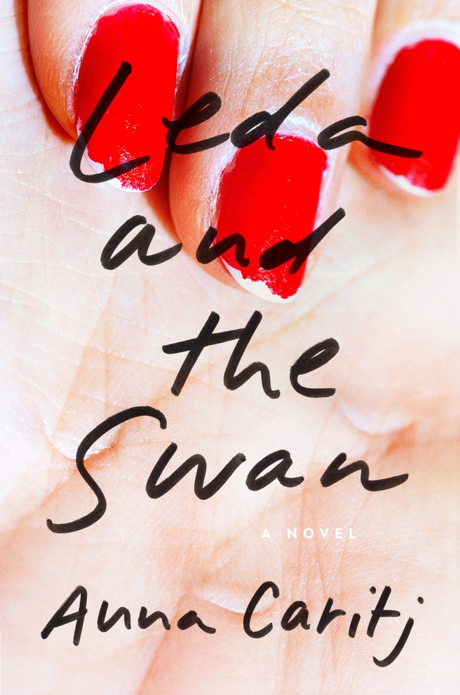 red nails on a book cover 