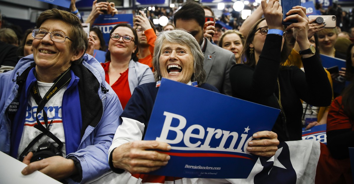 Bernie Sanderss Narrow Victory In New Hampshire The Atlantic 