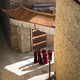 A photo of Tibetan monks at a monastery
