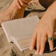 A book at the beach