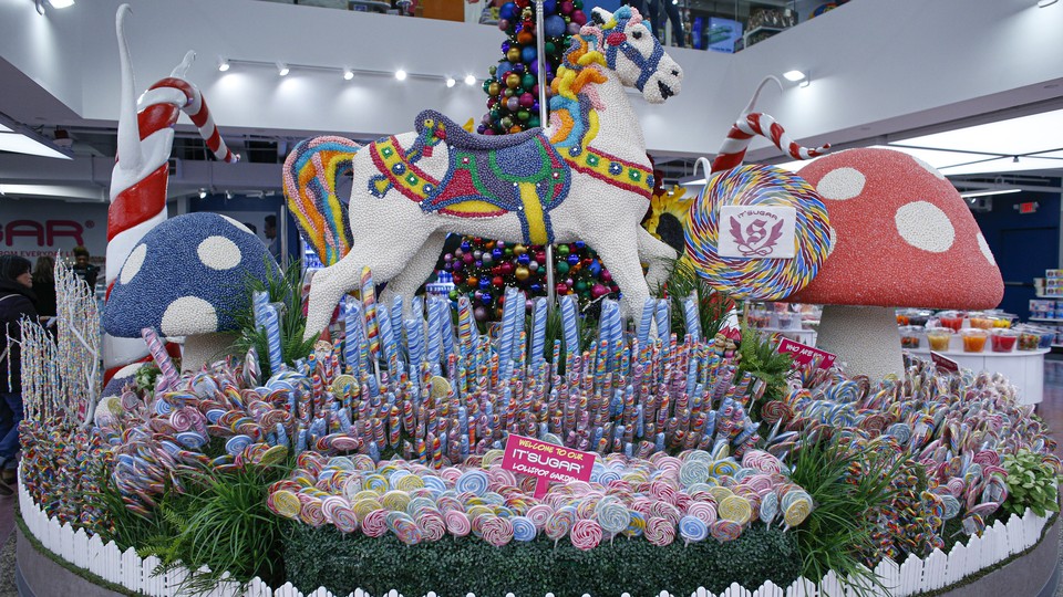 General view of the "Its Sugar" store inside the American Dream mall