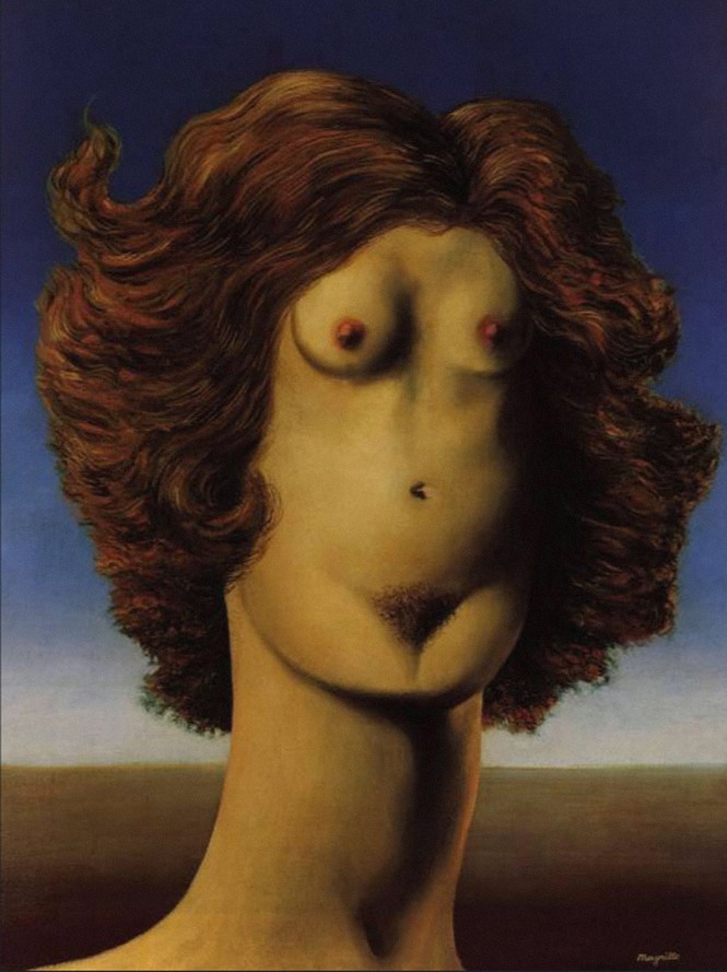 Rene Magritte, Le Viole (The Rape), 1934