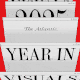 A typographic moving image that says "The Atlantic Year in Visuals 2025"