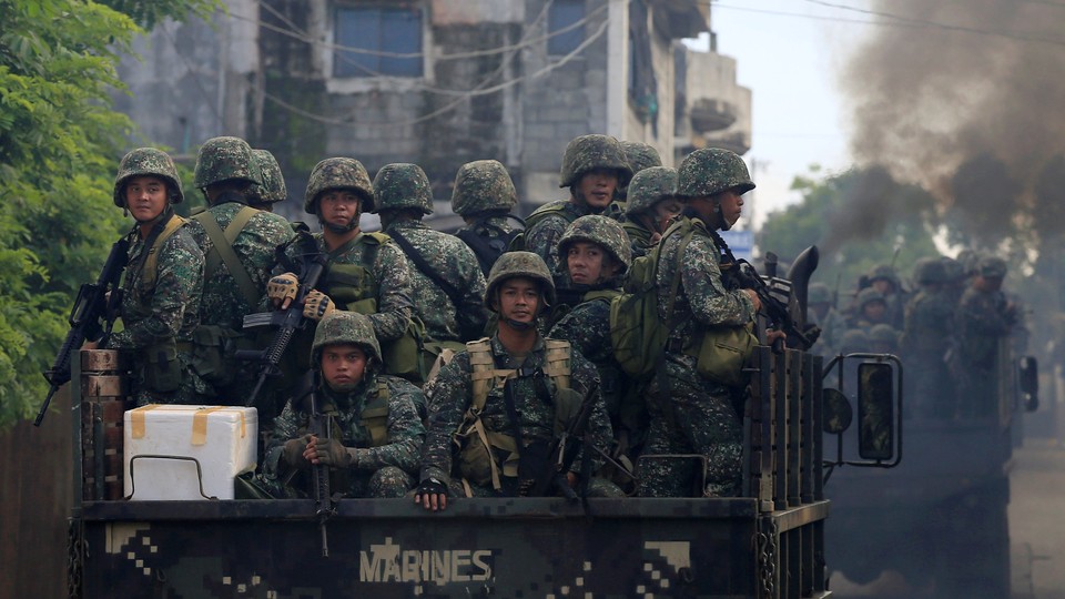 The U S Joins The Philippines In A Battle Against Militants The Atlantic