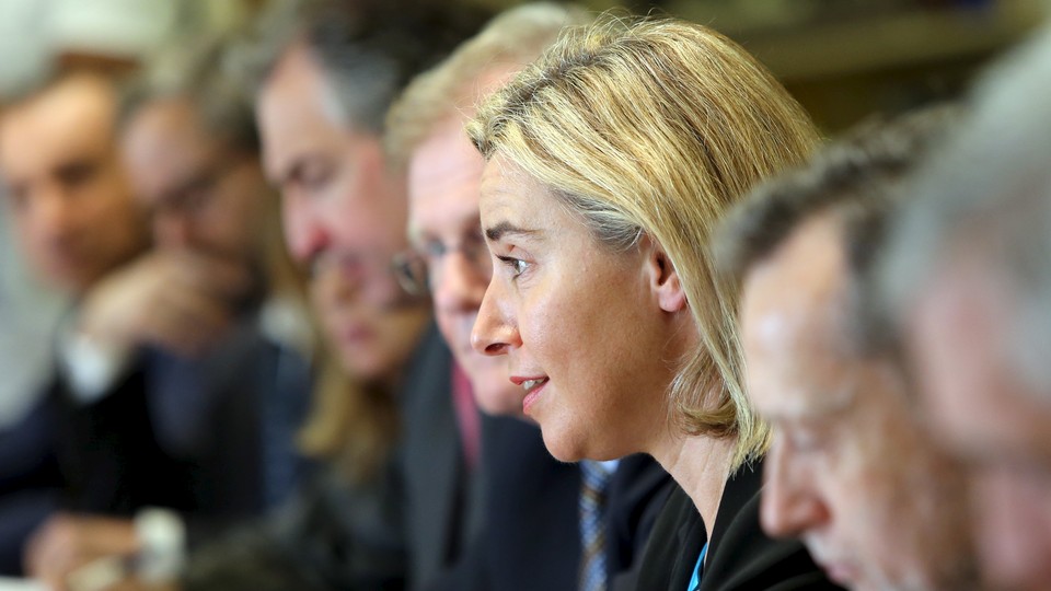 European Union foreign-policy chief Federica Mogherini