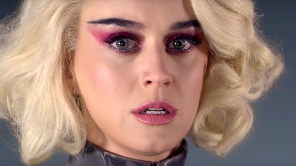 A still from Katy Perry's 'Chained to the Rhythm' video