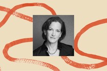 An image of Anne Applebaum surrounded by a border