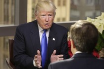 President-elect Donald Trump speaks to Chris Wallace, host of "Fox News Sunday"