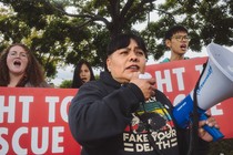 DxE members protesting