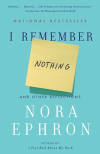 The cover of I Remember Nothing