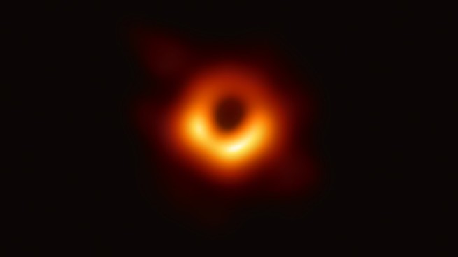 An Extraordinary Image of the Black Hole at a Galaxy’s Heart