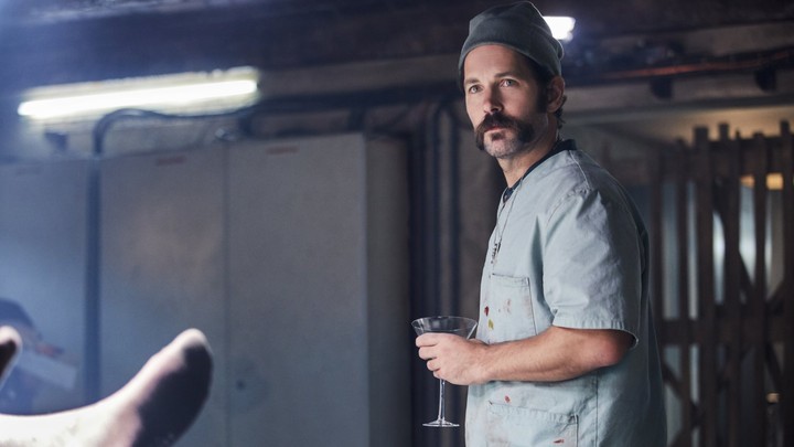 A still from 'Mute,' featuring Paul Rudd