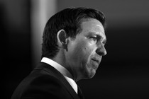 Ron DeSantis looking concerned