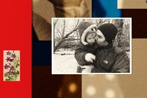 collage of photos of the author and his sons