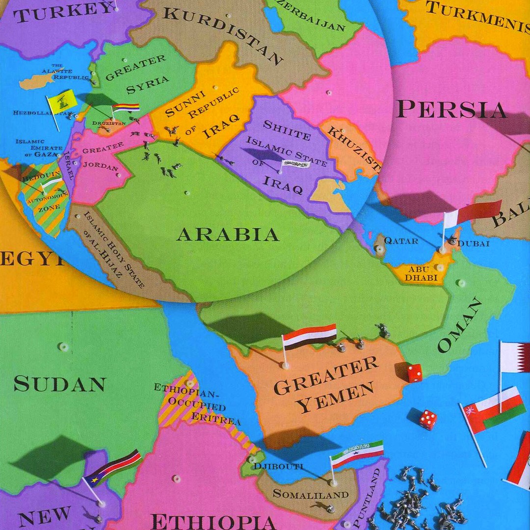 middle east on world map