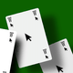 Playing cards with computer mice and the letter 'W' on them