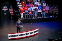 Trump at a rally in Georgia