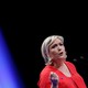 Marine Le Pen, National Front party leader and candidate for France's 2017 presidential election, attends a political rally in Chateauroux, France, March 11, 2017. 