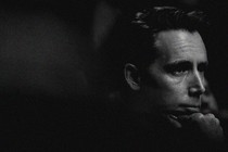 Senator Josh Hawley in a black-and-white photo.