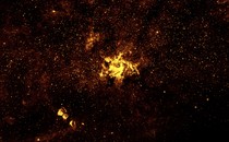 A Hubble view of cosmic gas at the center of the Milky Way