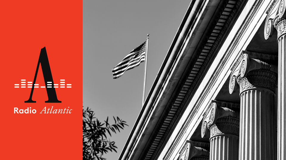 The U.S. flag flying over the Treasury Department