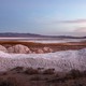 Owens Lake in California all dried up