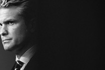 Pete Hegseth black and white