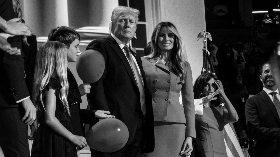 Donald and Melania Trump at the 2024 Republican National Convention