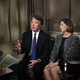Brett Kavanaugh and his wife, Ashley Kavanaugh, during a Fox News interview by Martha MacCallum on Monday, September 24