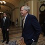 The Senate majority leader, Mitch McConnell, on Capitol Hill