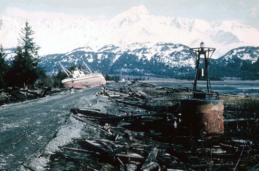 1964 alaska earthquake before and after