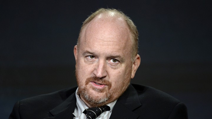 Louis C.K. participates in a panel for the FX Networks series "Baskets" during the Television Critics Association Cable Winter Press Tour in Pasadena, California, on January 16, 2016.
